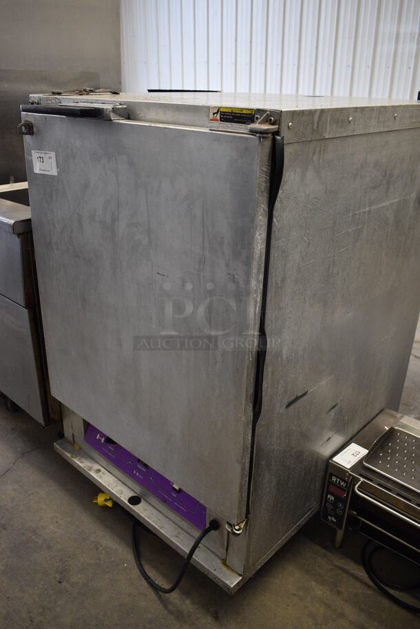 NICE! Epco Metal Commercial Electric Powered Heated Holding Cabinet on Commercial Casters. 30x36x47. Tested and Does Not Power On - Image 2 of 6