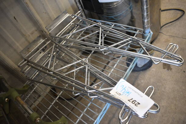 ALL ONE MONEY! Lot of 4 Various Chrome Finish Brackets! Includes 3x20x7 - Image 2 of 3
