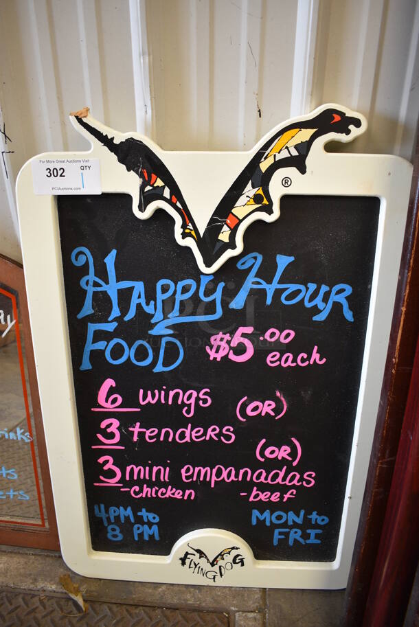 Flying Dog Blackboard. 23.5x1x35 - Image 1 of 3