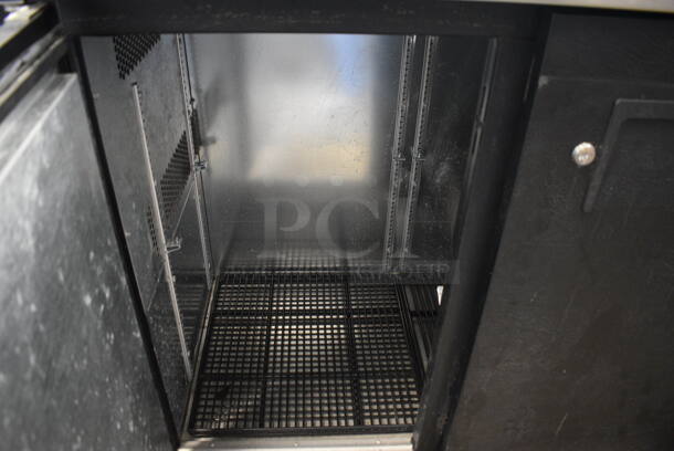 GREAT! 2015 True Model TBB-24-45 Metal Commercial 2 Door Undercounter Cooler. 115 Volts, 1 Phase. 49x24.5x36. Tested and Working! - Image 4 of 6