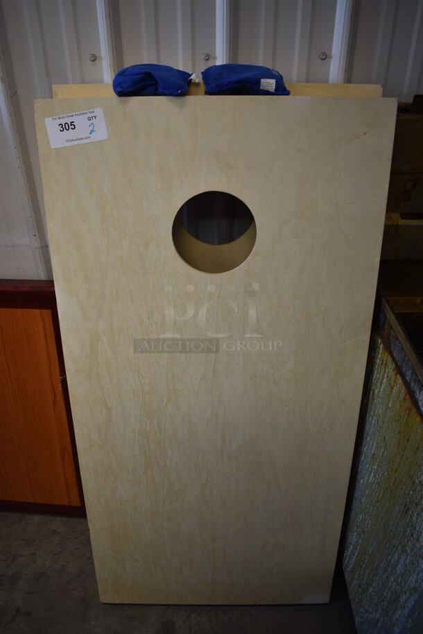 2 Cornhole Boards w/ 2 Beanbags. 24x48x4. 2 Times Your Bid! - Image 1 of 4