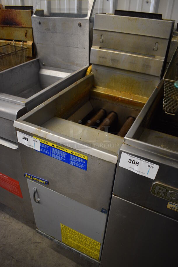 NICE! 2016 Pitco Frialator Model 40C+ Stainless Steel Commercial Natural Gas Powered Deep Fat Fryer. 105,000 BTU. 15.5x30x47 - Image 3 of 6