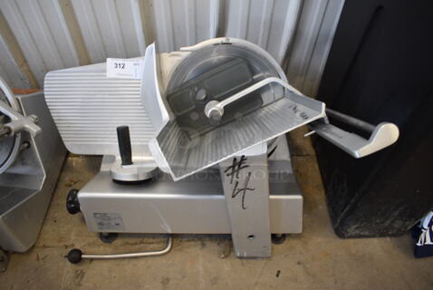 FANTASTIC! Bizerba Stainless Steel Commercial Countertop Meat Slicer. 120 Volts, 1 Phase. 29x24x24. Tested and Working!