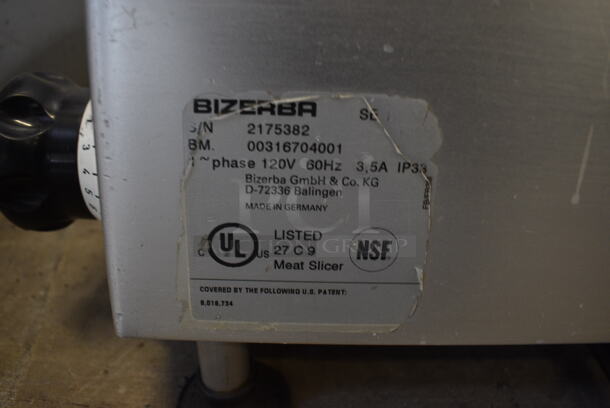 FANTASTIC! Bizerba Stainless Steel Commercial Countertop Meat Slicer. 120 Volts, 1 Phase. 29x24x24. Tested and Working! - Image 5 of 5
