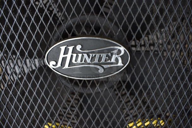 Hunter Yellow Metal Floor Style Fan. 25x19x41. Tested and Working! - Image 5 of 5