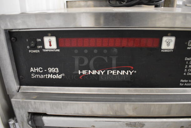 GREAT! Henny Penny Model AHC-993 Stainless Steel Commercial Electric Powered Pass Through Warming Holding Cabinet Merchandiser. 120 Volts, 1 Phase. 24x30x38. Cannot Test Due To Plug Style - Image 5 of 7