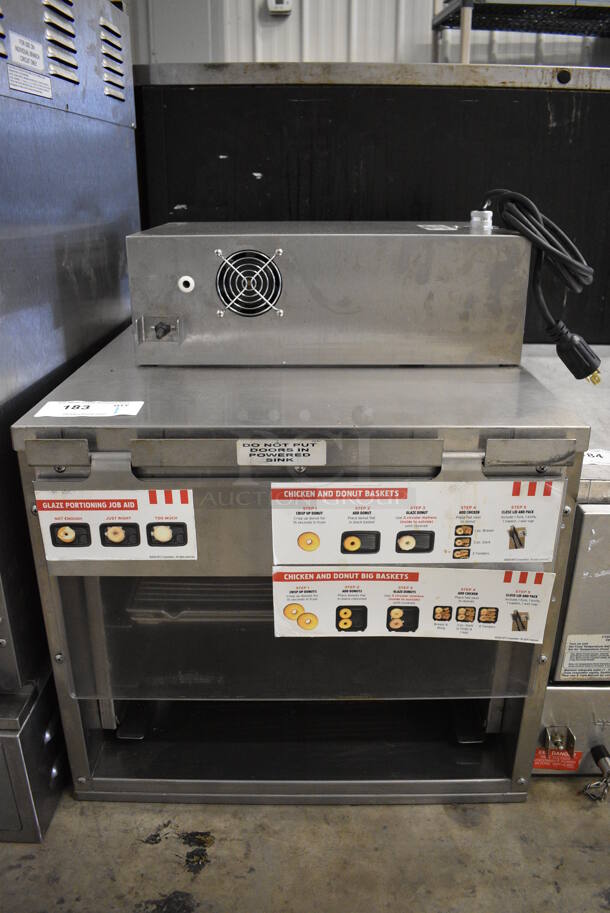 NICE! Carter Hoffmann Model 27080-2293 Stainless Steel Commercial Countertop Warming Merchandiser Unit. 208 Volts, 1 Phase. 22x30x26. Cannot Test Due To Plug Style