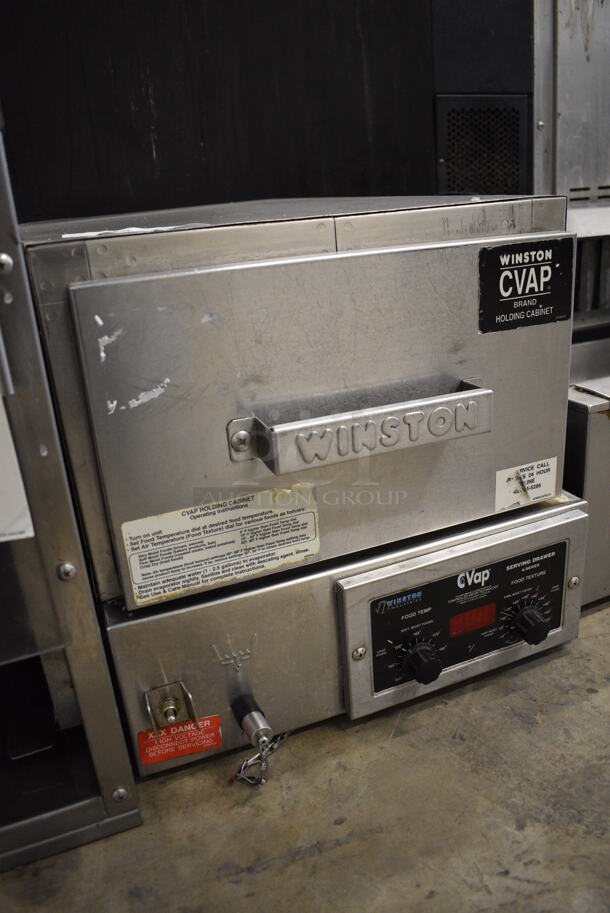 NICE! Winston CVap Stainless Steel Commercial Countertop Warming Drawer w/ Thermostatic Controls. 16x30x16. Cannot Test Due To Missing Power Cord - Image 3 of 6