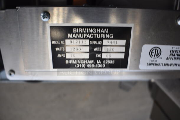 Birmingham Model 812113 Metal Condensate Pan. 120 Volts, 1 Phase. 13x14x7  - Image 3 of 4