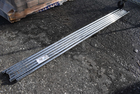 ALL ONE MONEY! Lot of 6 Chrome Finish Poles! 72"