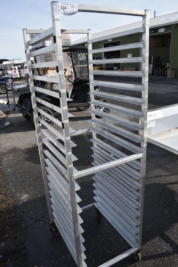 Metal Commercial Pan Transport Rack on Commercial Casters. 20.5x26x69 - Image 2 of 3