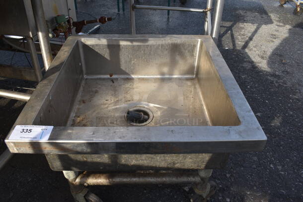 Stainless Steel Commercial Bin on Commercial Casters. 26x26x19.5 - Image 2 of 4