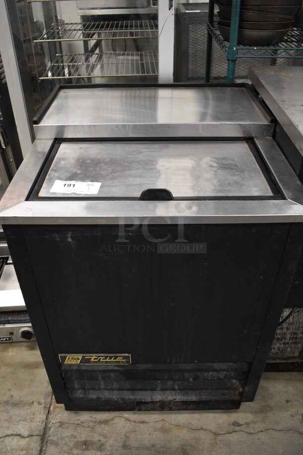 WOW! 2014 True Model T-24-GC Stainless Steel Commercial Back Bar Cooler w/ Sliding Lid. 115 Volts, 1 Phase. 25x26.5x34. Tested and Does Not Power On - Image 1 of 6