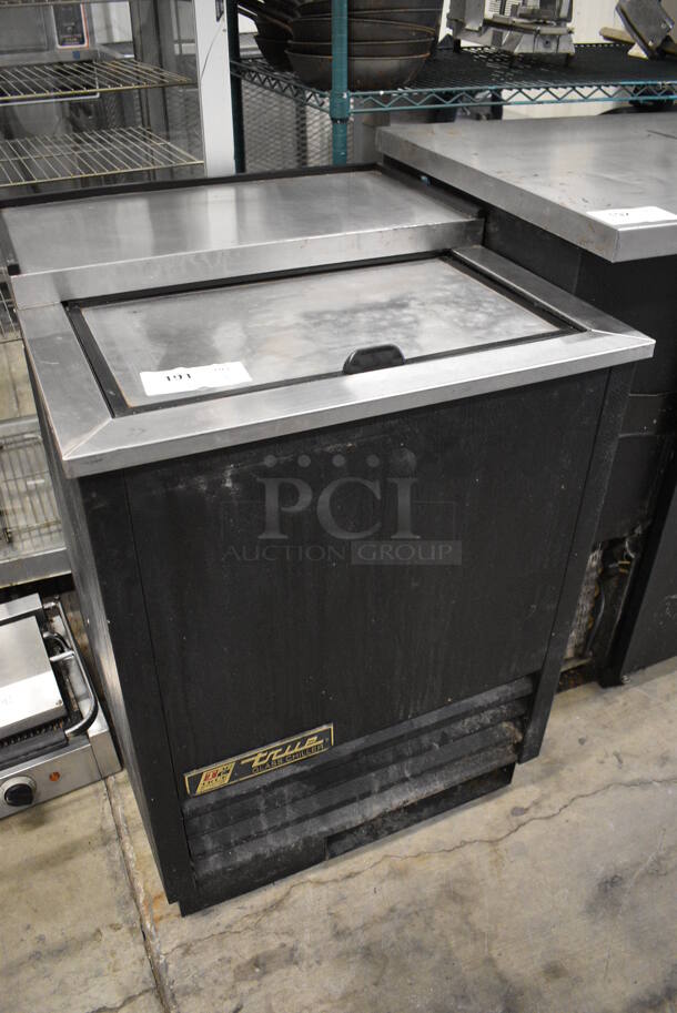 WOW! 2014 True Model T-24-GC Stainless Steel Commercial Back Bar Cooler w/ Sliding Lid. 115 Volts, 1 Phase. 25x26.5x34. Tested and Does Not Power On - Image 2 of 6