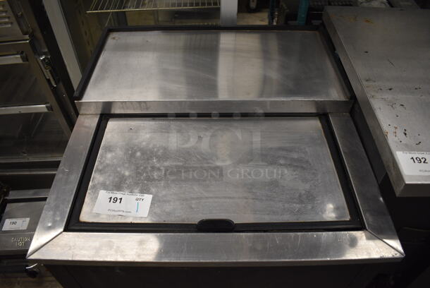 WOW! 2014 True Model T-24-GC Stainless Steel Commercial Back Bar Cooler w/ Sliding Lid. 115 Volts, 1 Phase. 25x26.5x34. Tested and Does Not Power On - Image 4 of 6