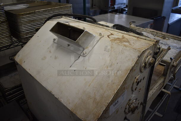 SWEET! Metal Commercial Floor Style Dough Sheeter on Commercial Casters. 71x30x60. Cannot Test Due To Plug Style - Image 6 of 9