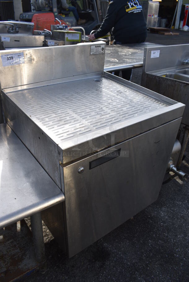 Krowne Stainless Steel Commercial Drainboard w/ Lower Door and Undershelf. 24x24x38 - Image 2 of 5