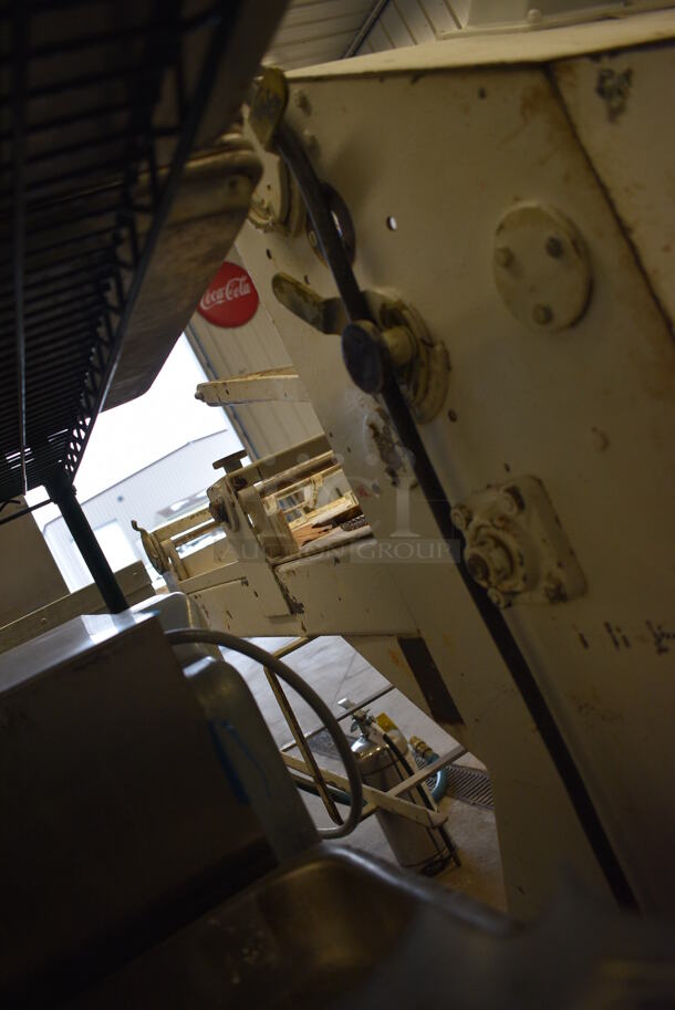SWEET! Metal Commercial Floor Style Dough Sheeter on Commercial Casters. 71x30x60. Cannot Test Due To Plug Style - Image 8 of 9