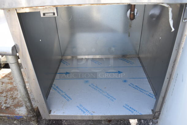Krowne Stainless Steel Commercial Drainboard w/ Lower Door and Undershelf. 24x24x38 - Image 5 of 5