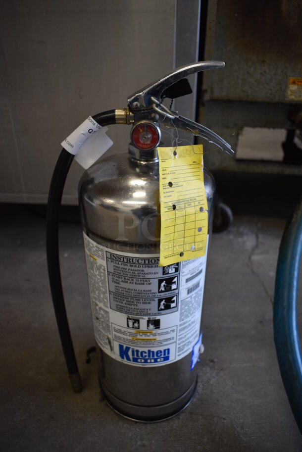 KitchenOne Wet Chemical Fire Extinguisher. 8x7x22