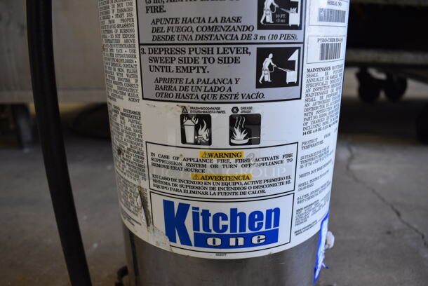 KitchenOne Wet Chemical Fire Extinguisher. 8x7x22 - Image 4 of 4