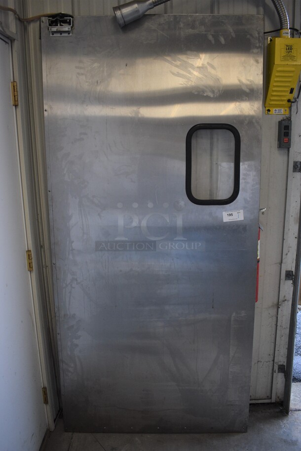 Stainless Steel Commercial Kitchen Door. 41.5x3x87