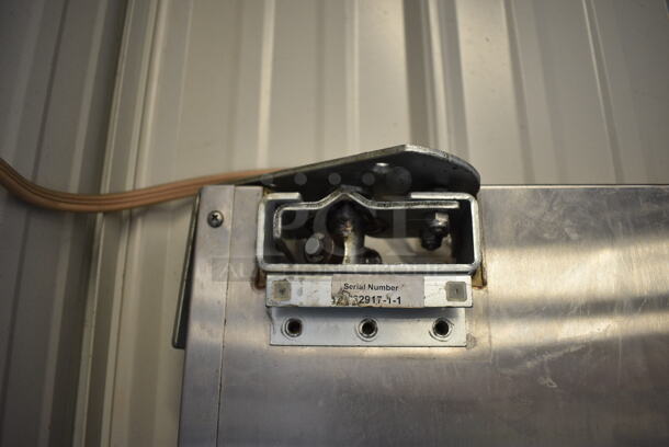 Stainless Steel Commercial Kitchen Door. 41.5x3x87 - Image 4 of 5