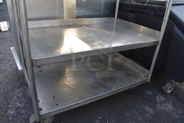 Stainless Steel 4 Tier Cart on Commercial Casters. 37x21x49 - Image 3 of 3