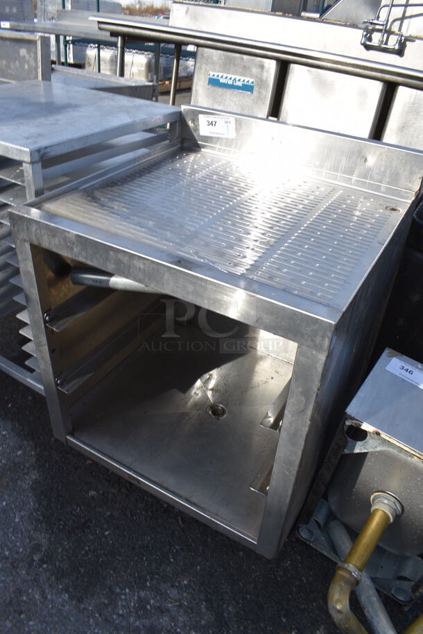 Stainless Steel Commercial Drainboard w/ Undershelf. 24x24x33 - Image 2 of 3