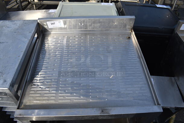 Stainless Steel Commercial Drainboard w/ Undershelf. 24x24x33 - Image 3 of 3