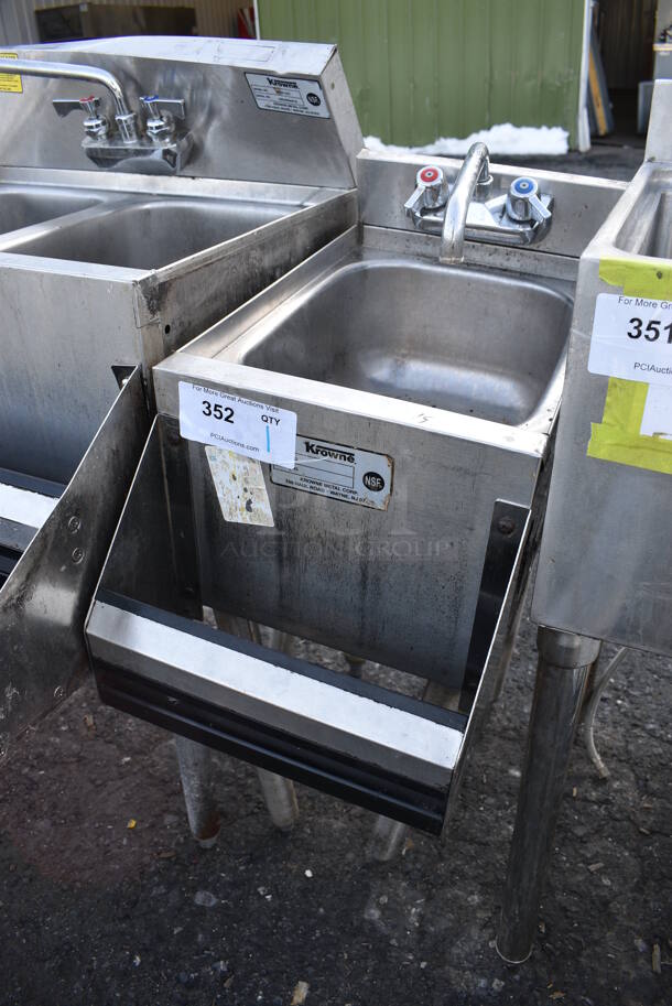 Stainless Steel Commercial Single Bay Sink w/ Speedwell, Faucet and Handles. 12x23.5x32 - Image 2 of 3