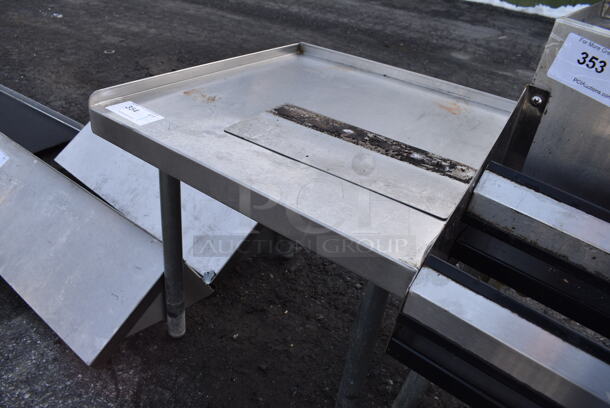Stainless Steel Commercial Equipment Table. 24.5x24x24 - Image 2 of 3