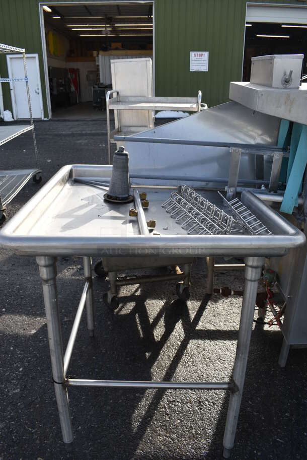 FANTASTIC! Insinger Stainless Steel Commercial Conveyor Speed Rack Dishwasher w/ Left Side Clean Side Dish Table. 200-230/480 Volts, 3 Phase. 98x28x61.5 - Image 7 of 12