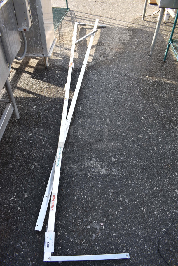 ALL ONE MONEY! Lot of 2 Metal Rods! 118x18x1 - Image 2 of 3