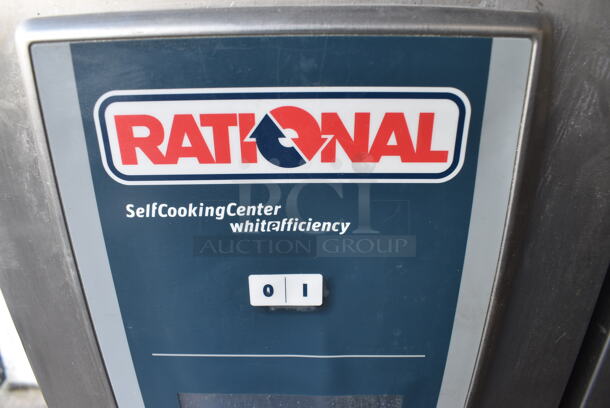 2 GORGEOUS! Rational Stainless Steel Commercial Combitherm 5 Senses Self Cooking Center Convection Ovens on Commercial Casters. Top Model: SCC WE 62. Bottom Model: SCC WE 102. 480 Volts, 3 Phase. 42x40x73. 2 Times Your Bid! - Image 8 of 8
