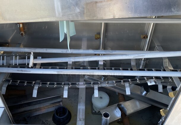 FANTASTIC! Insinger Stainless Steel Commercial Conveyor Speed Rack Dishwasher w/ Left Side Clean Side Dish Table. 200-230/480 Volts, 3 Phase. 98x28x61.5 - Image 12 of 12