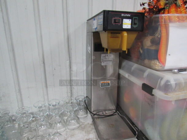 One Bunn Tea Brewer With Filter Basket. Model# TB3Q. 120 Volt. 11.5X24X34 - Image 1 of 2