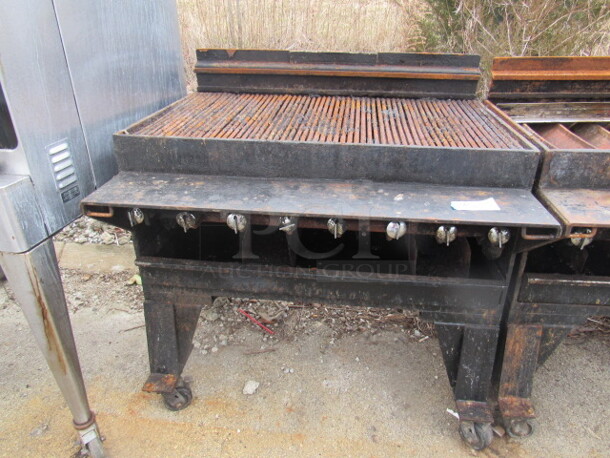 One Charbroiler On Casters. 44X3746