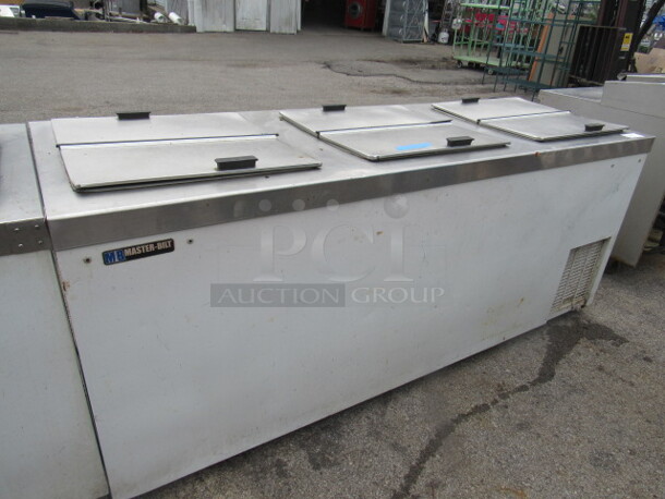 One Master Bilt Ice Cream Freezer On Casters. Model# DC-12D. 85X30X36. NOT Working. - Image 1 of 2