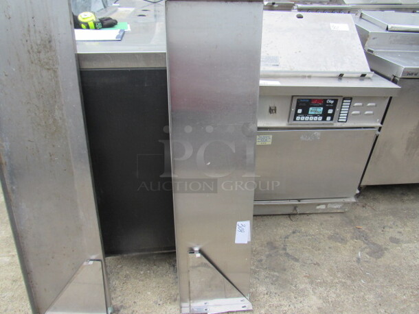 One Stainless Steel Wall Mount Shelf With Brackets. 72X12 - Image 1 of 2