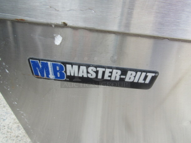 One Master Bilt Stainless Steel Flip Top Ice Cream Freezer. Model# DC12DSE. 85X30X32.115 Volt. WORKING AND COLD!!!! NICE! - Image 3 of 3