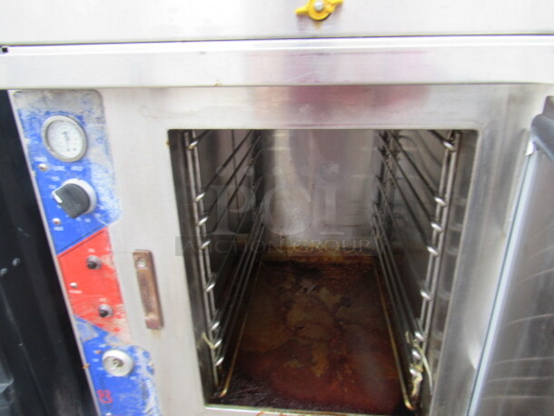 One Stainless Steel 2 Door American Cook System Dual Steamer. 25X27X68. Working When Removed. - Image 3 of 3