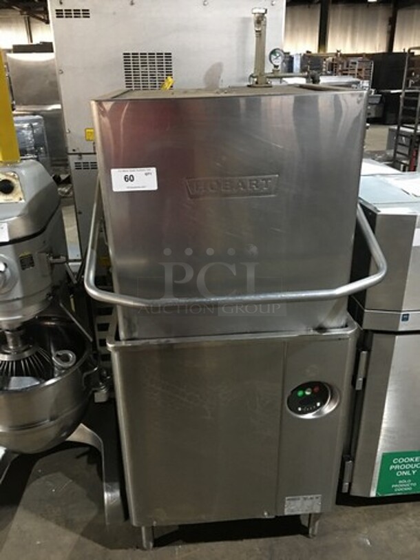 Wow! Hobart Commercial Upright Pass Through Dishwasher! All Stainless Steel! Model AM15 Serial 231114475! 3Phase! On Legs! - Image 1 of 9