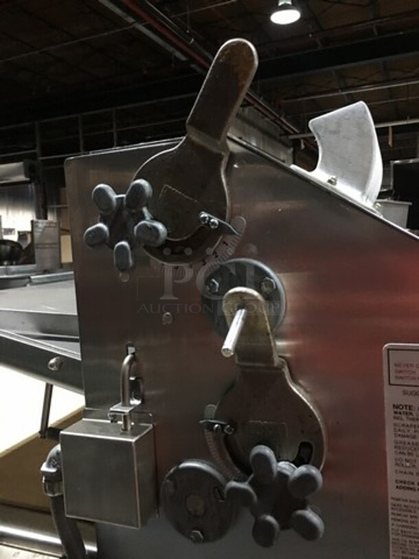 Acme Commercial Floor Style Heavy Duty Dough Sheeter! All Stainless Steel! Model 88 Serial 15139! 115V 1Phase! On Casters! - Image 5 of 9