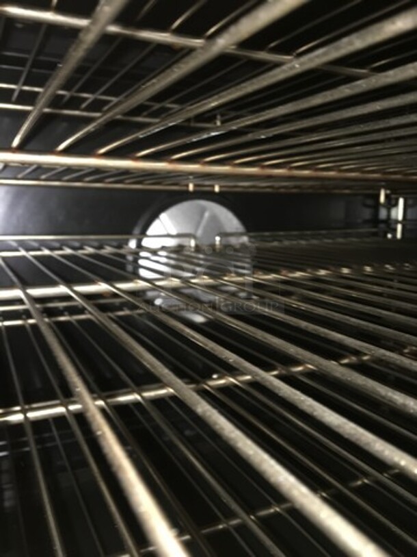 WOW! Duke Double Stacked Natural Gas Powered Heavy Duty Convection Oven! 6/13 Edition! With One View Through Door & One Solid Door! With Metal Racks! On Legs! 2 X Your Bid! Makes One Unit! - Image 6 of 9