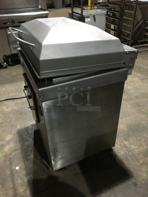 Sipromac Commercial Floor Style Single Chamber Vacuum Sealing Machine! All Stainless Steel! On Casters! - Image 3 of 12