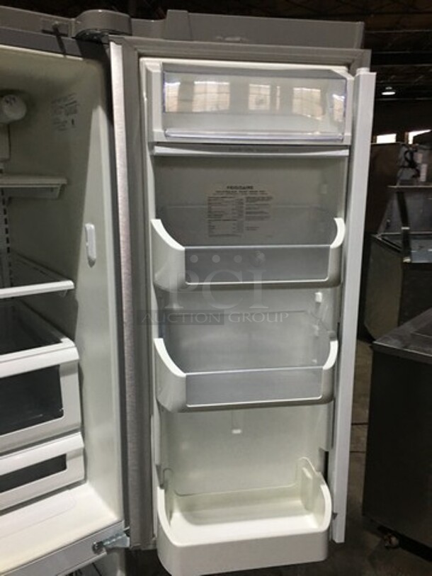 Frigidaire Reach In 2 Door Refrigerator! With Bottom Pull Out Freezer! With Water & Ice Dispenser! All Stainless Steel! Model FGHB2869LFB Serial 4A24021822! 115V! - Image 8 of 12