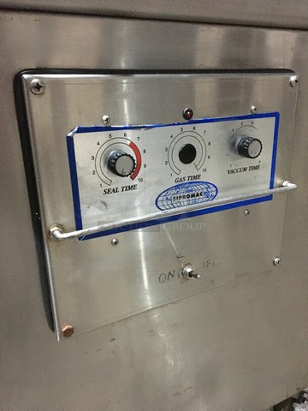 Sipromac Commercial Floor Style Single Chamber Vacuum Sealing Machine! All Stainless Steel! On Casters! - Image 8 of 12