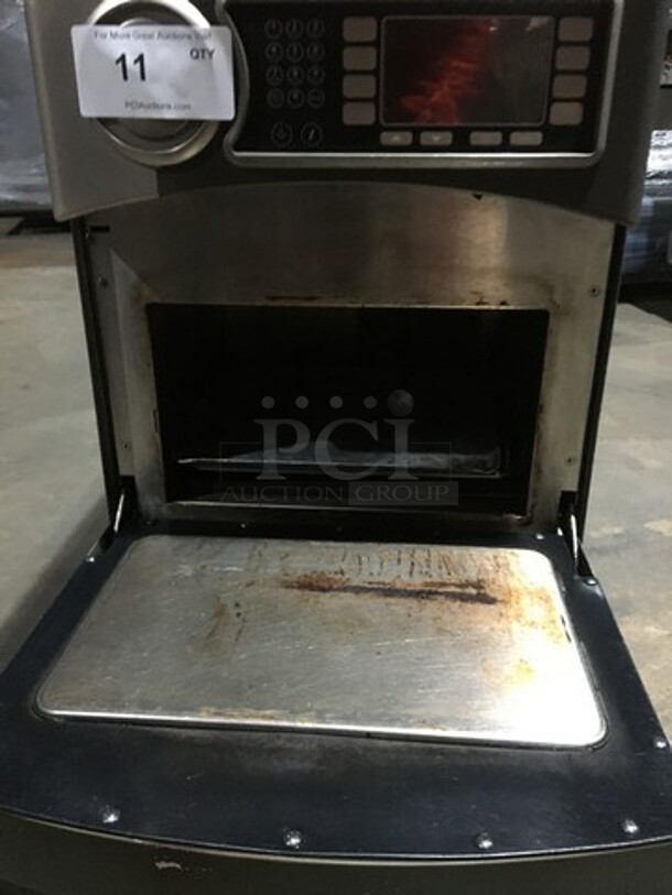 NICE! 2015 Turbo Chef Commercial Countertop Turbo Oven! Model NGO Serial NGOD19886! 208/240V 1Phase! On Legs!
 - Image 5 of 9