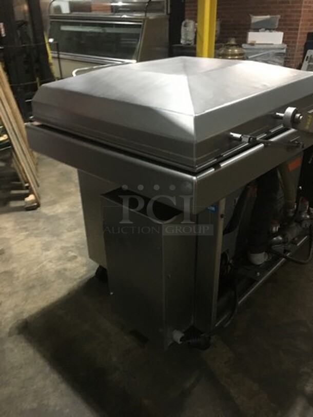 Sipromac Commercial Floor Style Double Chamber Vacuum Sealing Machine! All Stainless Steel! On Casters! - Image 3 of 8